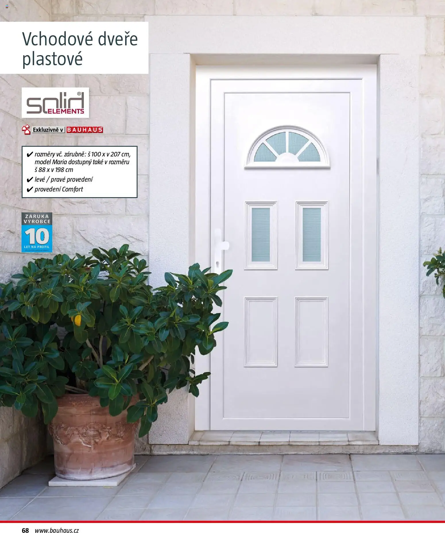 Bauhaus katalog Stavební prvky od 03.11.2025 | Strana: 68