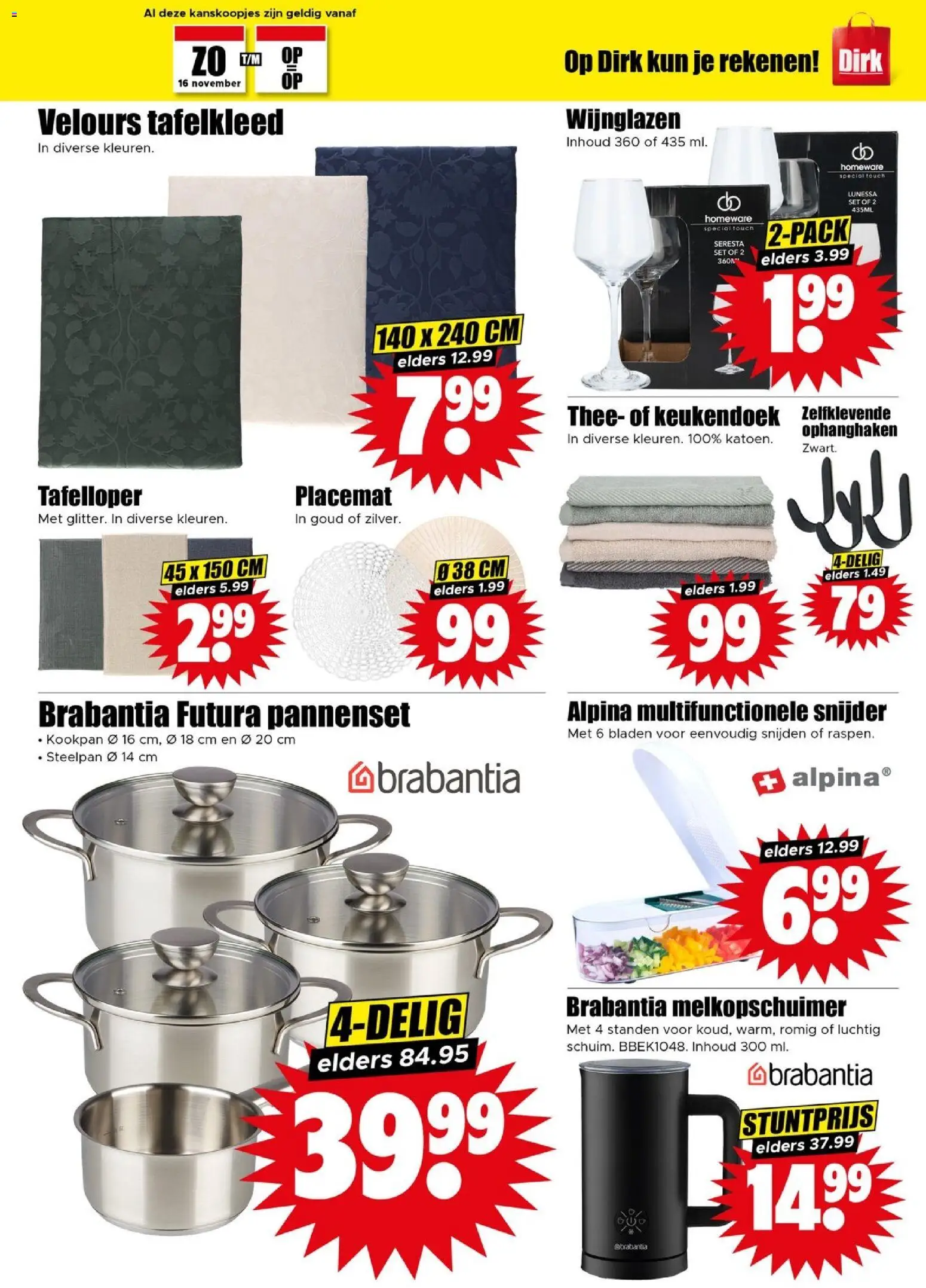 {H1} | Pagina: 31 | Producten: Velours, Snijder, Thee, Melkopschuimer