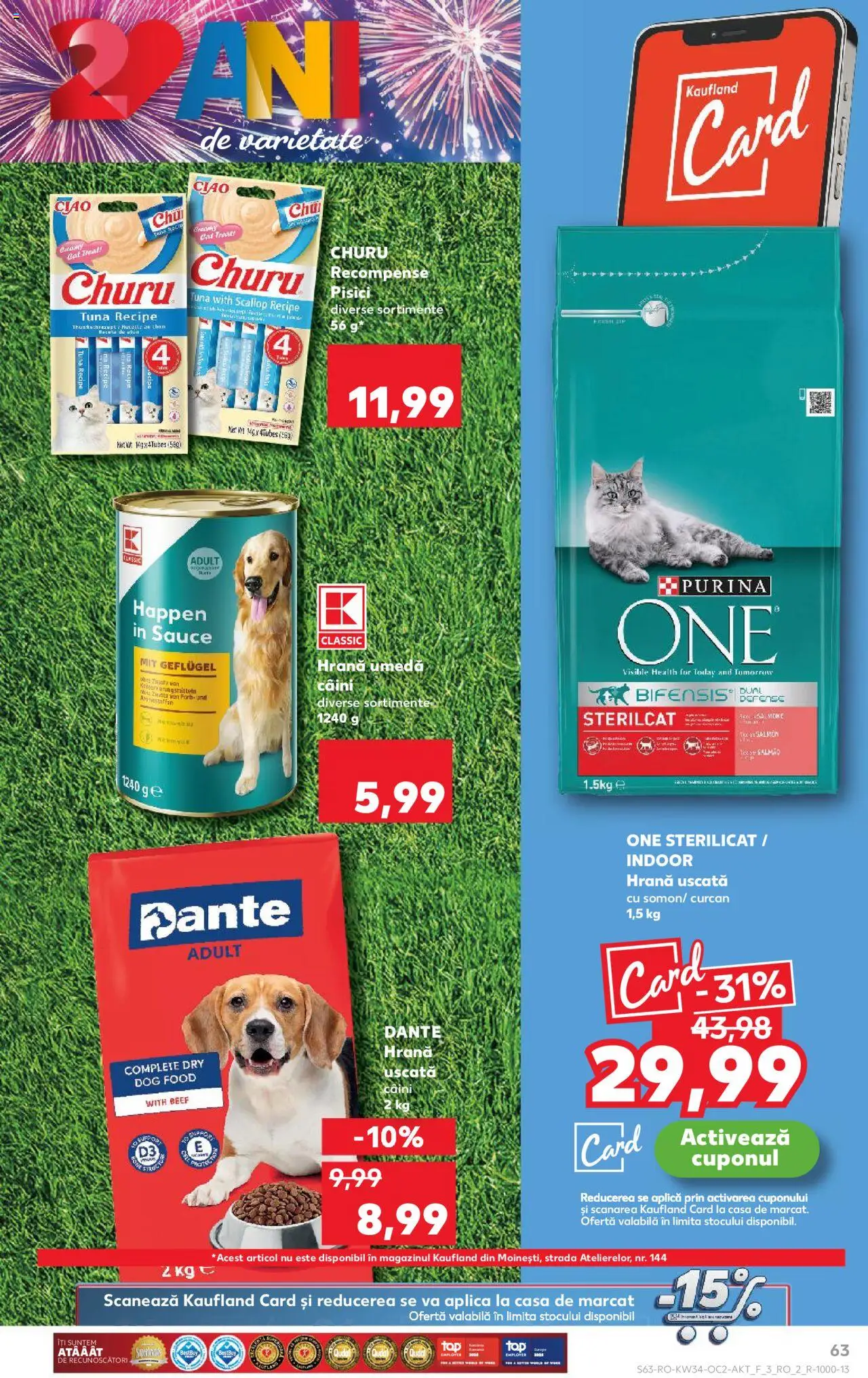 Kaufland RO akciós ujság - amely érvényes a következő dátumtól: 20.08.2025 | Oldal: 63