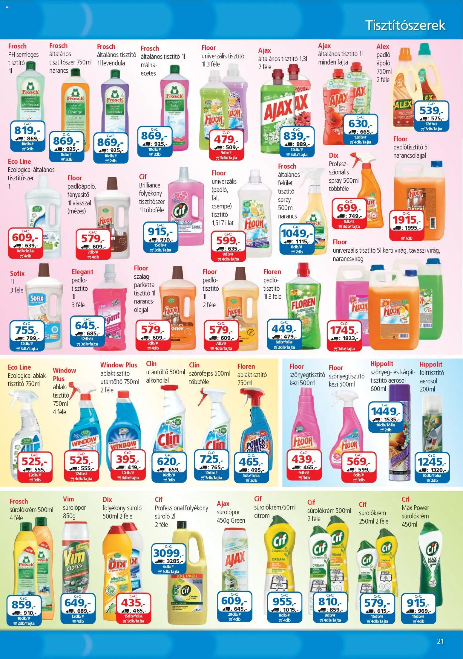 ÁRKLUB akciós ujság - amely érvényes a következő dátumtól: 01.11.2025 | Oldal: 21 | Termékek: Málna, Ablak, Csempe, Citrom
