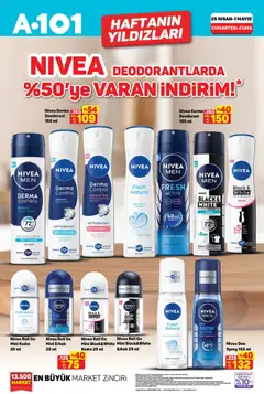 25.04.2026 tarihinden itibaren geçerli olan A101 kataloğu önizlemesi | Sayfa: 6 | Ürünler: Koltuk, Deodorant, Antiperspirant, Koku