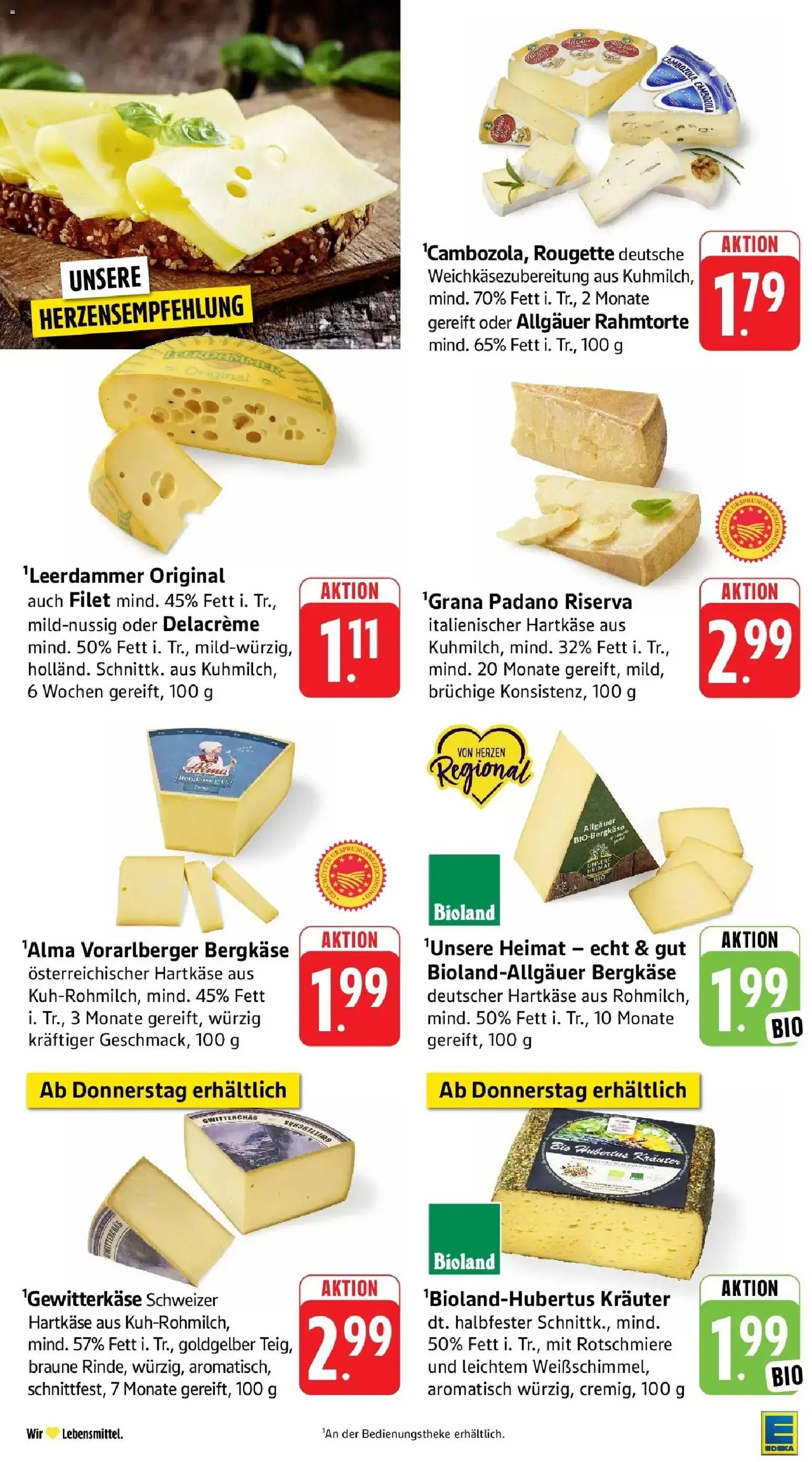 Edeka prospekt Bitburg	 – gültig ab 09.03.2026 | Seite: 12 | Produkte: Leerdammer