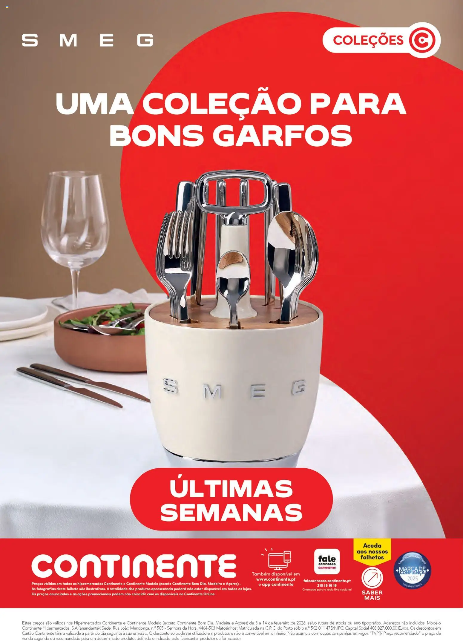 Continente - Dia dos Namorados │ válido de 03.02.2026 | Página: 8 | Produtos: Garfos