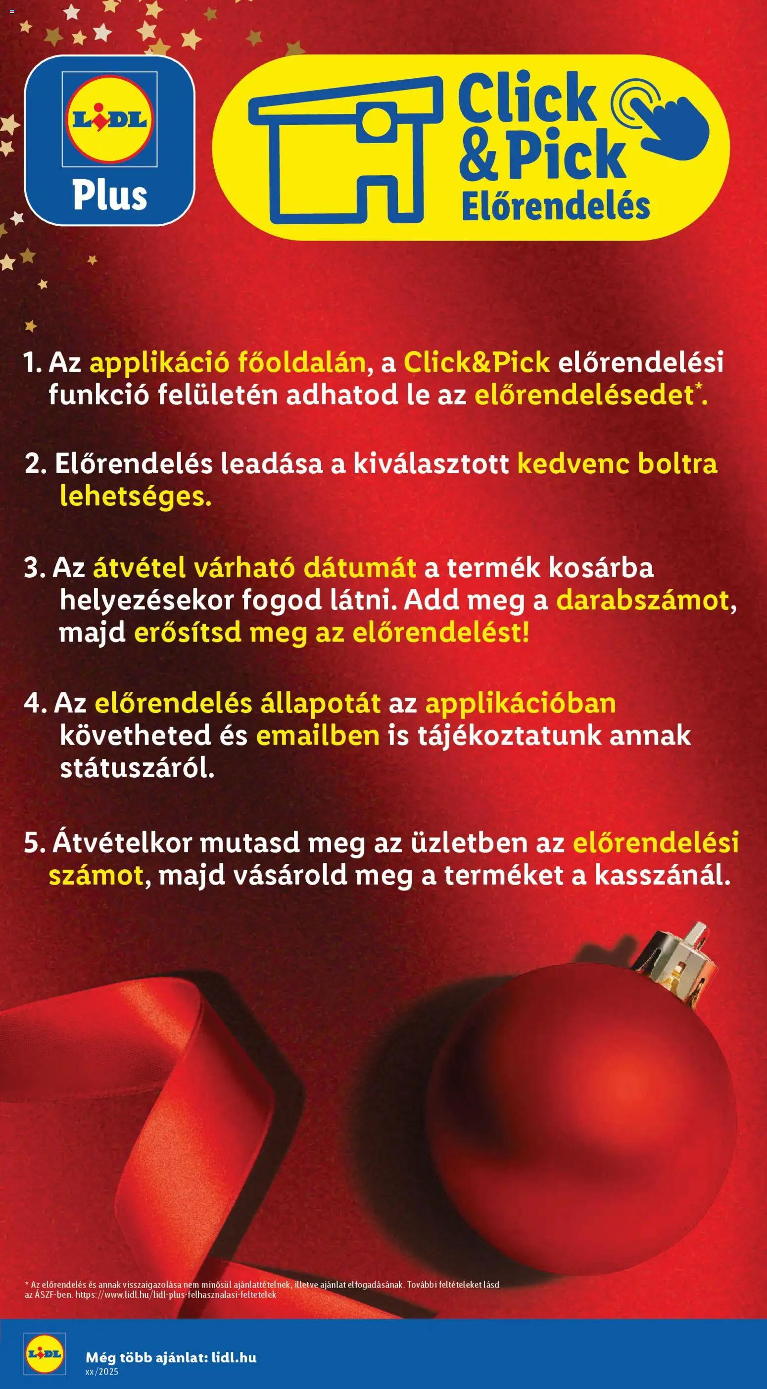 Lidl akciós ujság - amely érvényes a következő dátumtól: 04.12.2025 | Oldal: 30 | Termékek: Pick