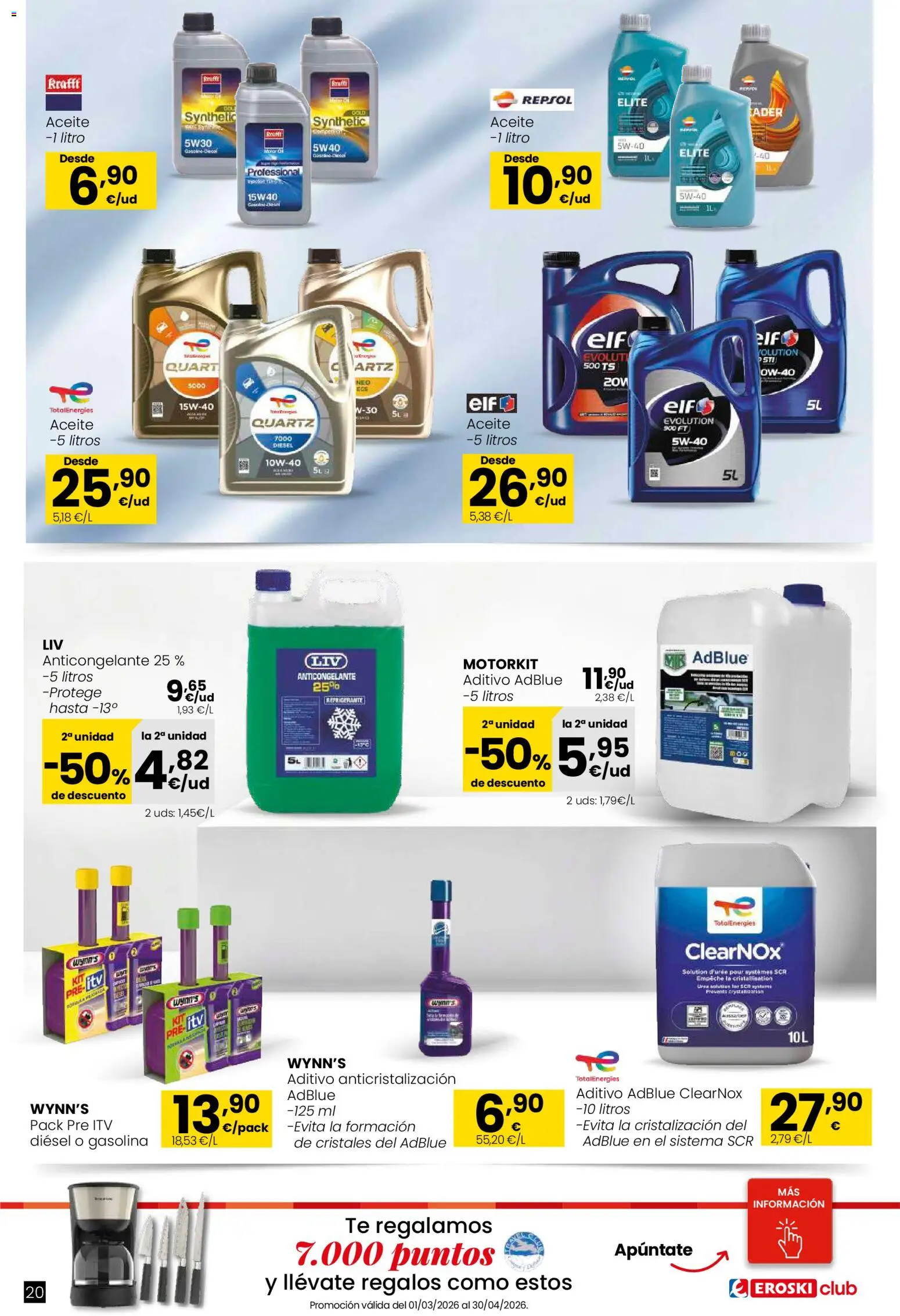 Eroski - Qué planazo │ válido desde el 26.03.2026 | Página: 20 | Productos: Aceite, Té