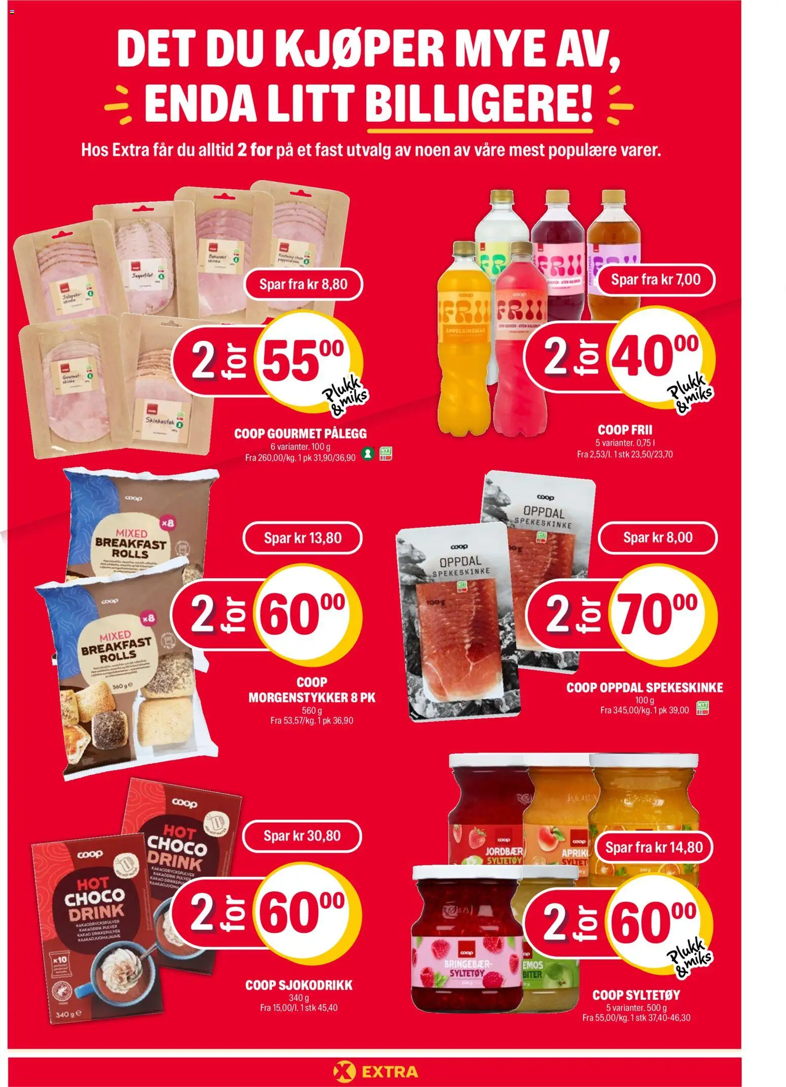 {H1} | Side: 18 | Produkter: Jordbær, Syltetøy, Суміш дитяча, Галстук