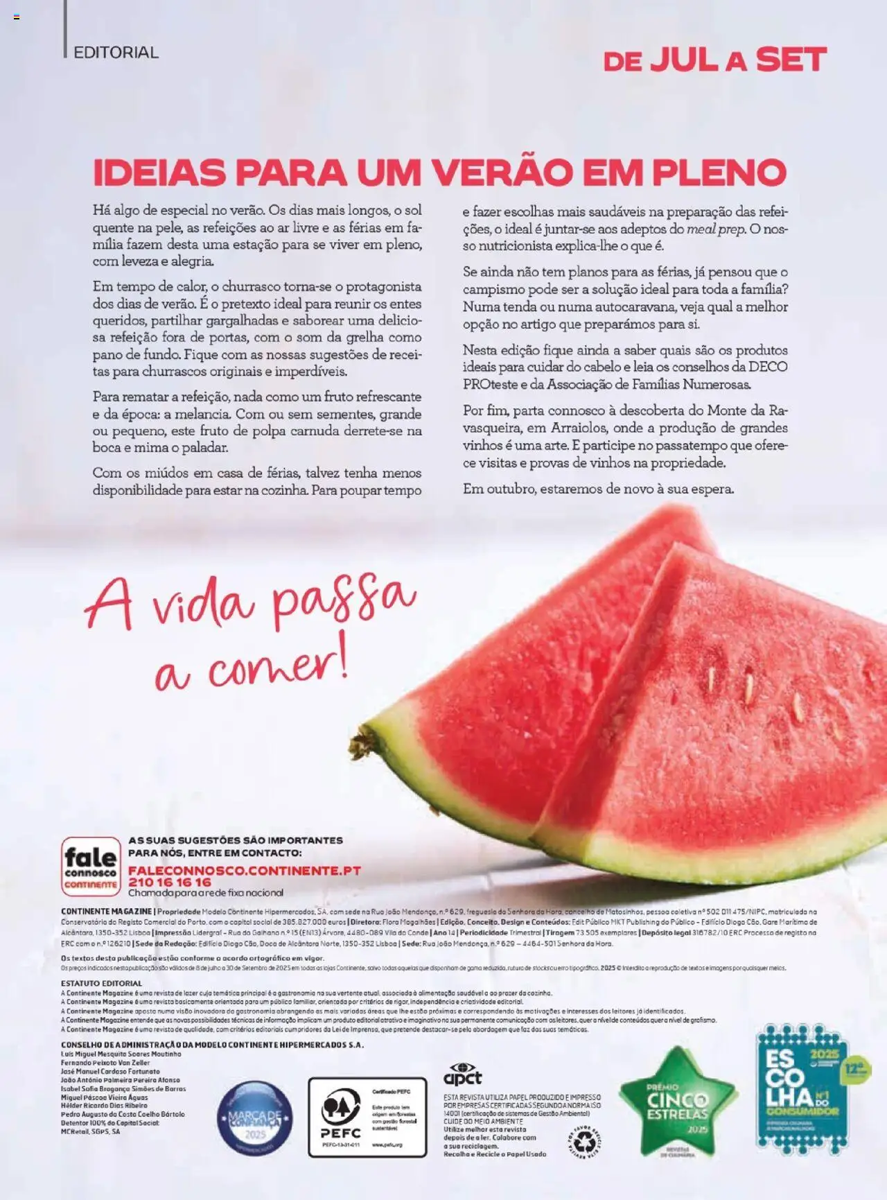 Continente - Magazine │ válido de 01.07.2025 | Página: 3 | Produtos: Tenda, Coelho