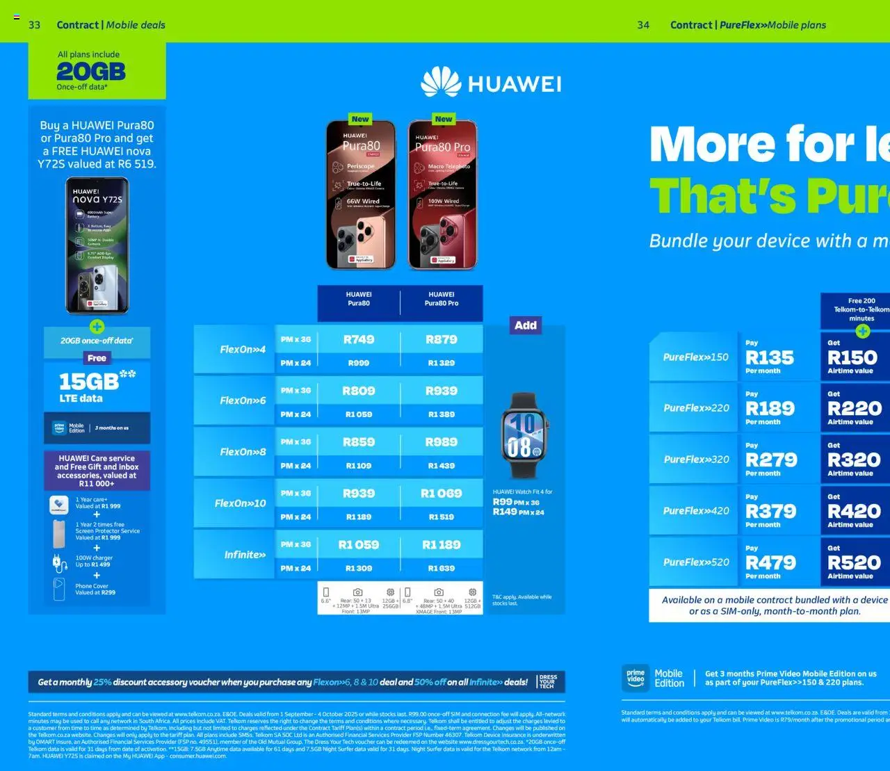 New Telkom catalogue – valid from 01.09.2025 | Page: 32 | Products: Data, Sim, Watch, Battery