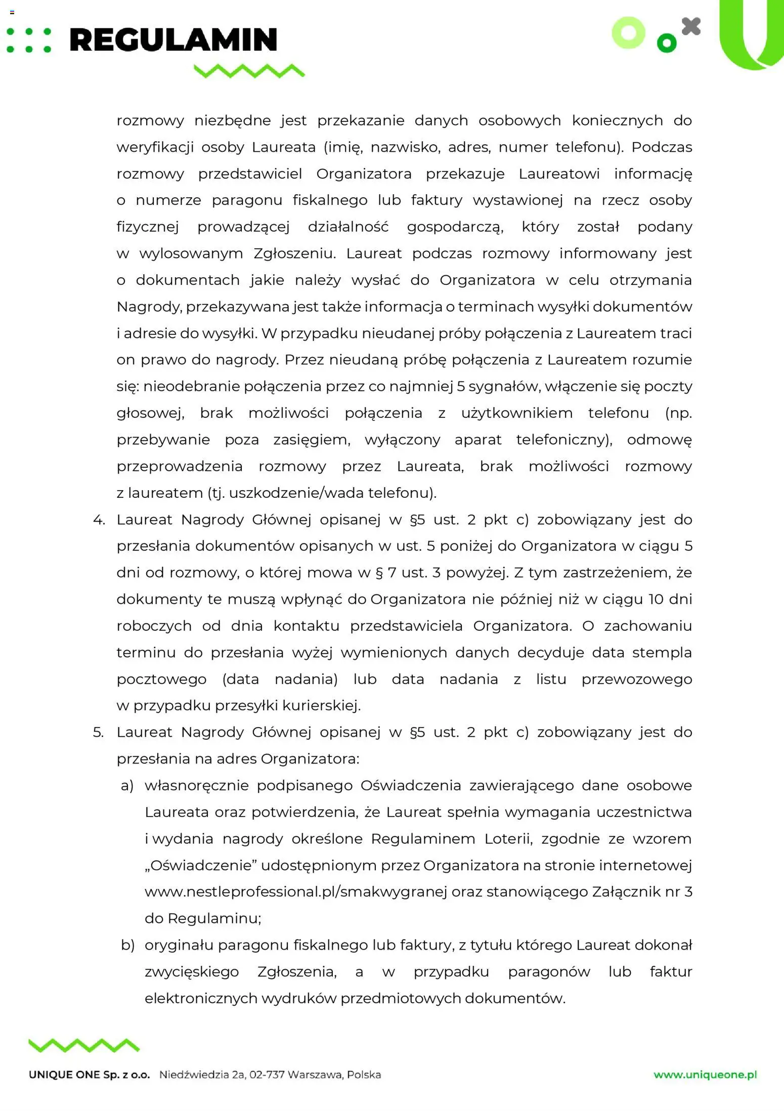 Makro Gazetka - Regulamin loterii Poczuj doskonały smak wygranej od 17.10.2025 | Strona: 14