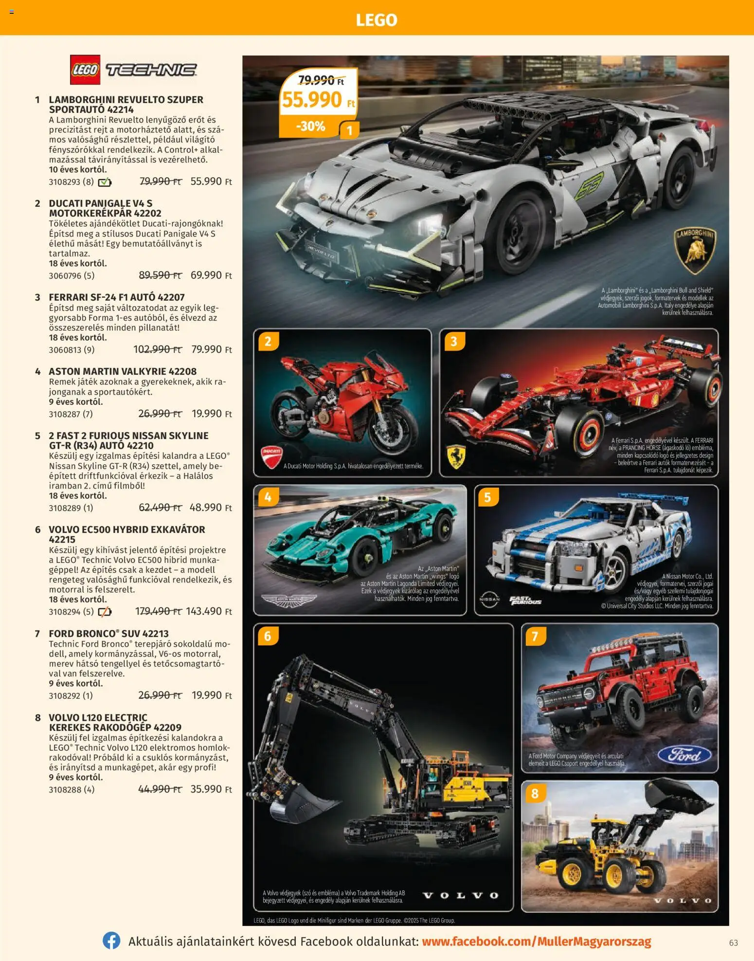 Müller akciós ujság - amely érvényes a következő dátumtól: 27.10.2025 | Oldal: 63 | Termékek: Játék