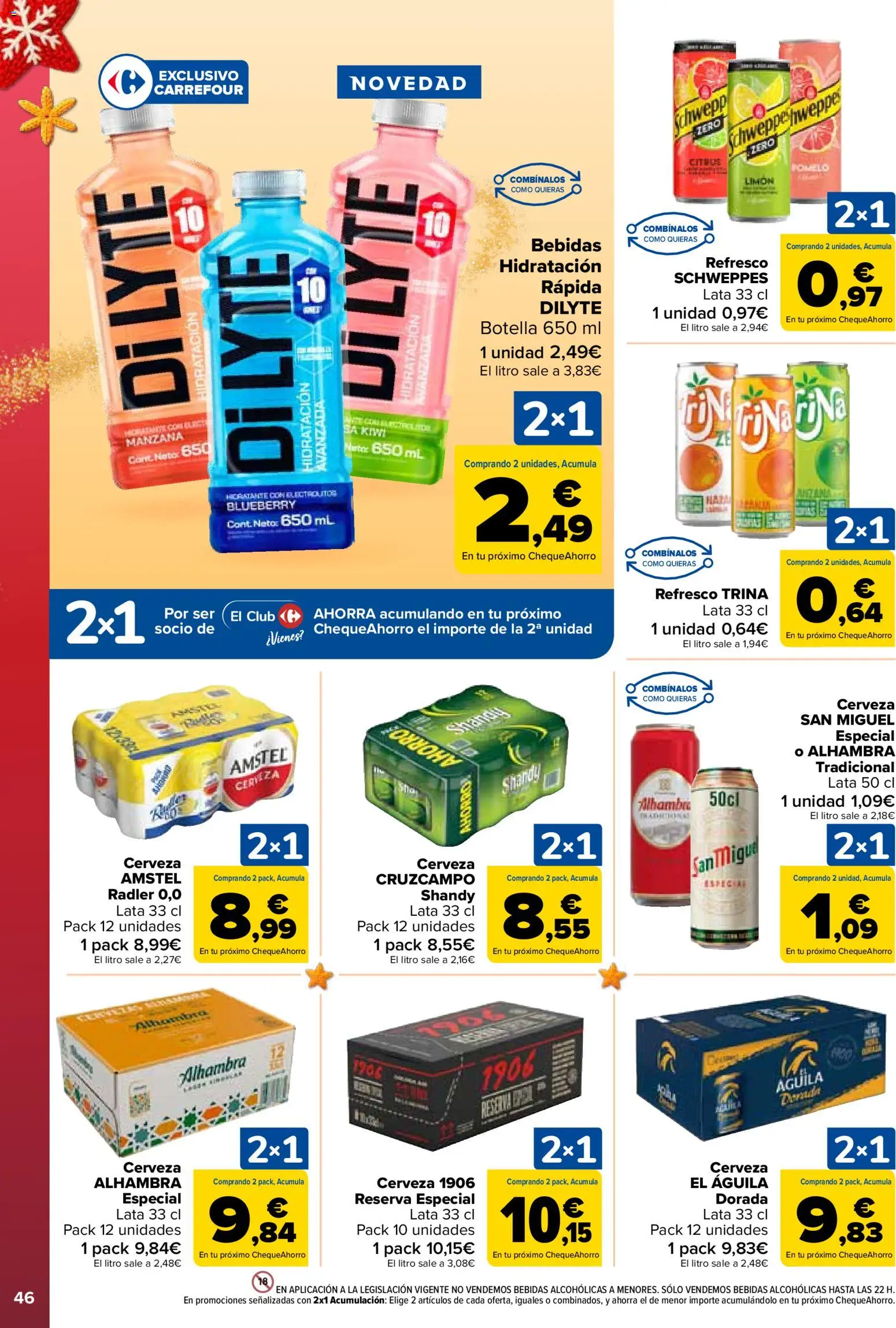Carrefour folleto │ válido desde el 25.11.2025 | Página: 48 | Productos: Cerveza, Kiwi, Manzana