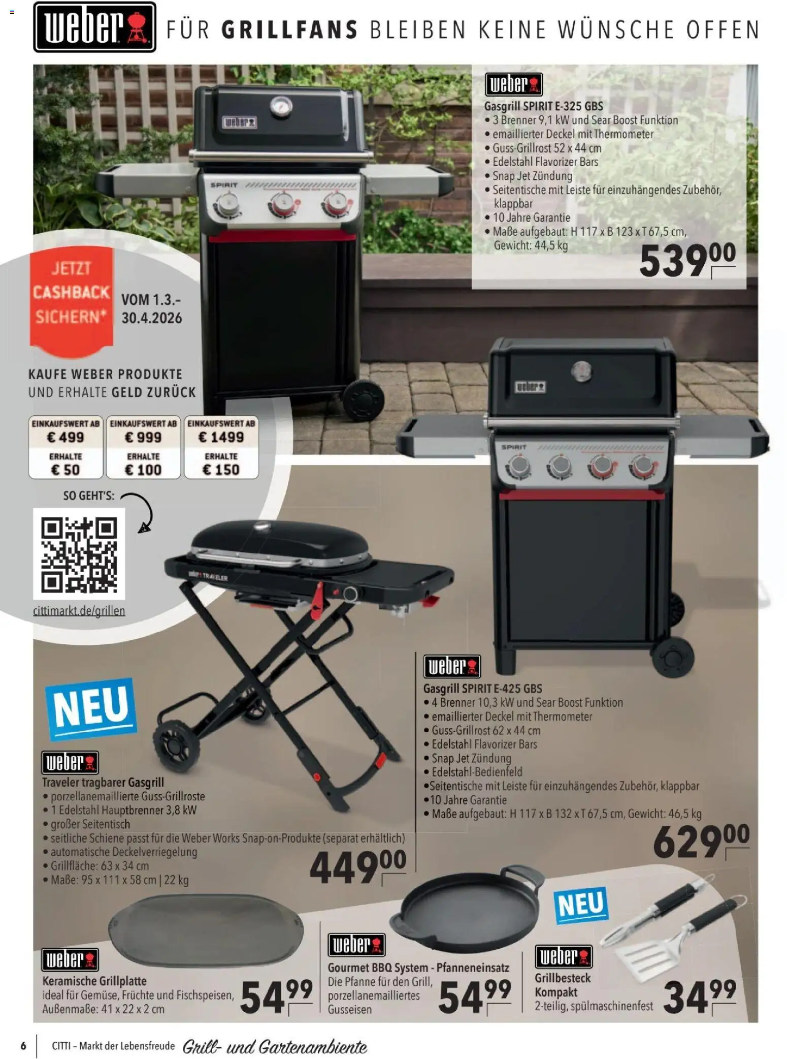 CITTI tilbudsavis – gyldig fra 18.03.2026 | Side: 6 | Produkter: Grill