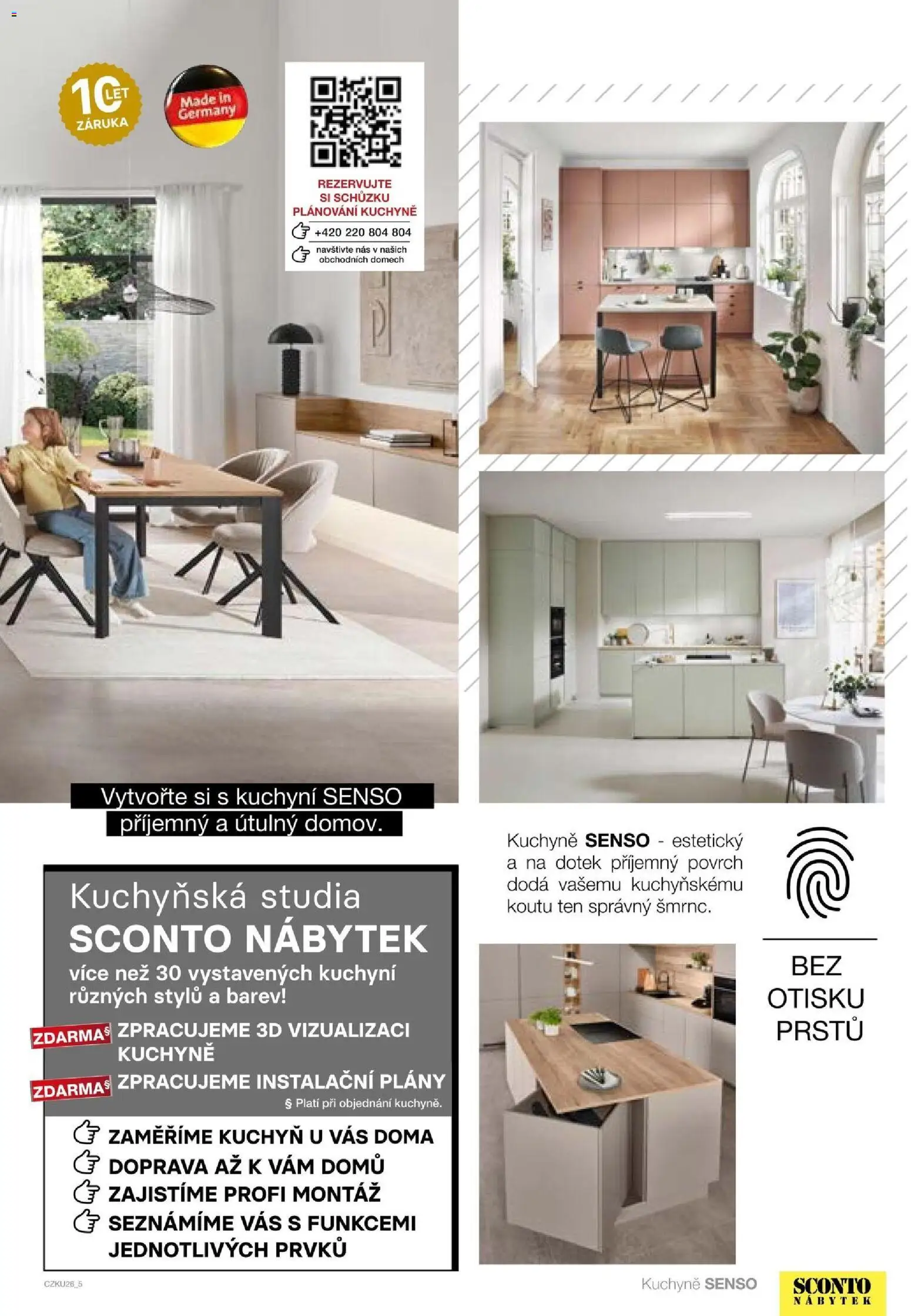 Sconto nábytek katalog - Kuchyně na míru od 06.01.2026 | Strana: 5 | Produkty: Nábytek, Kuchyně