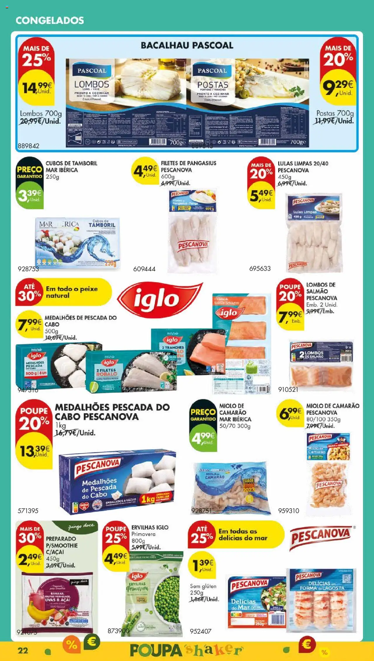 Pingo Doce folheto │ válido de 05.08.2025 | Página: 26 | Produtos: Banana, Pescada, Pescada do cabo, Tamboril