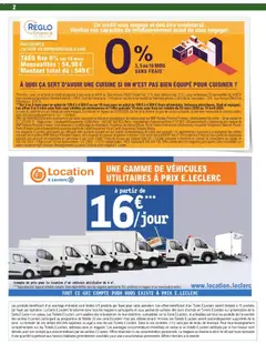 E.Leclerc - Prévisualisation de RÉFRIGÉRATEUR, Achat et un crédit accessoire à une vente de 549 € au Taux Annuel Effectif Global fixe: 0% valide à partir de 24.03.2026 | Page: 2