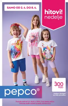 Pepco katalog - pregled Pepco kataloga - važi od 02.04.2026