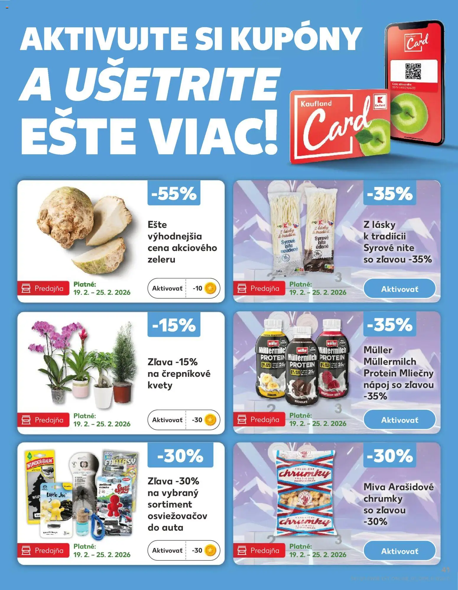 Nové Kaufland akcie – leták je platný od 19.02.2026 | Strana: 41