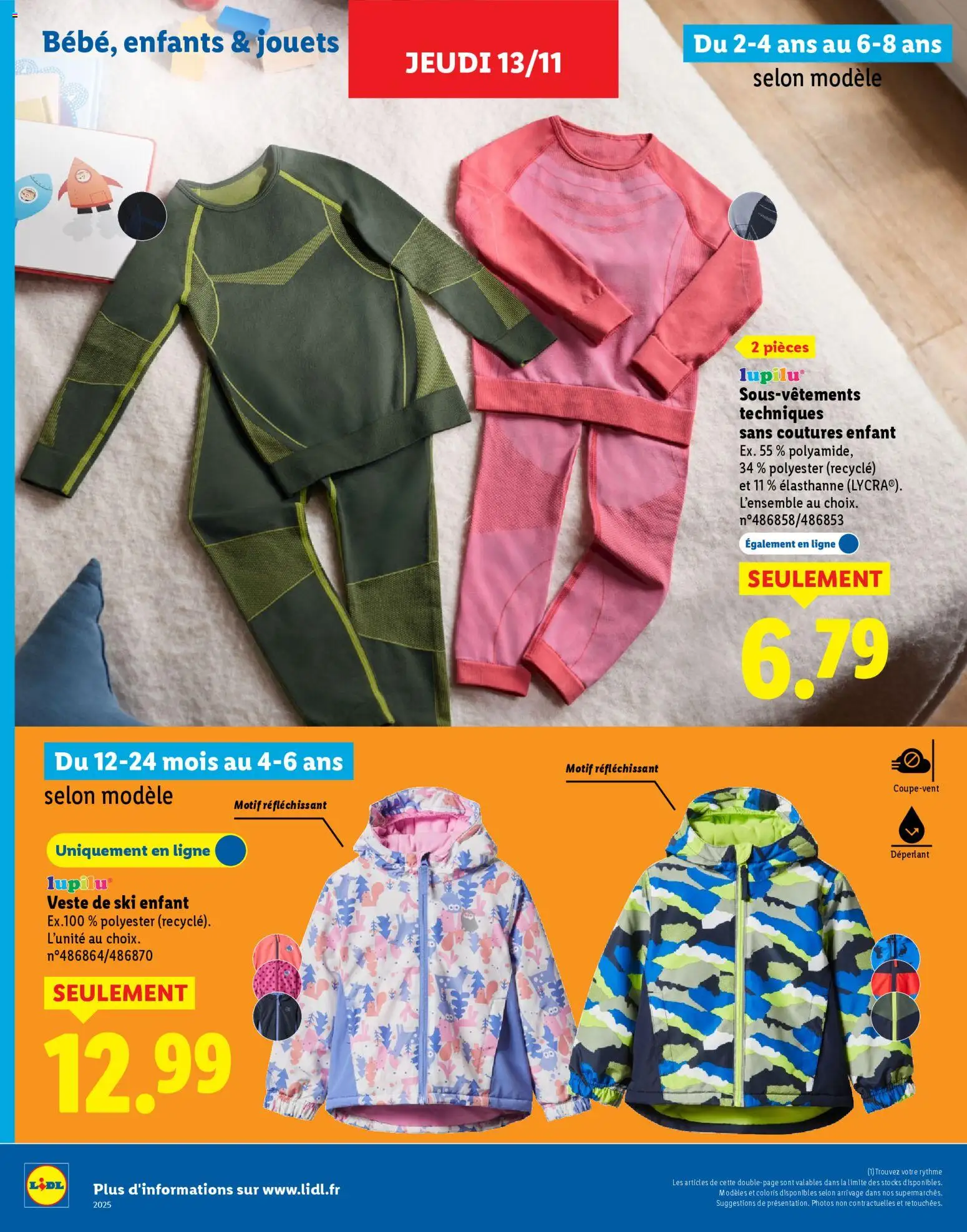 {H1} | Page: 18 | Produits: Jouets, Ski, Veste, Sous-vêtements