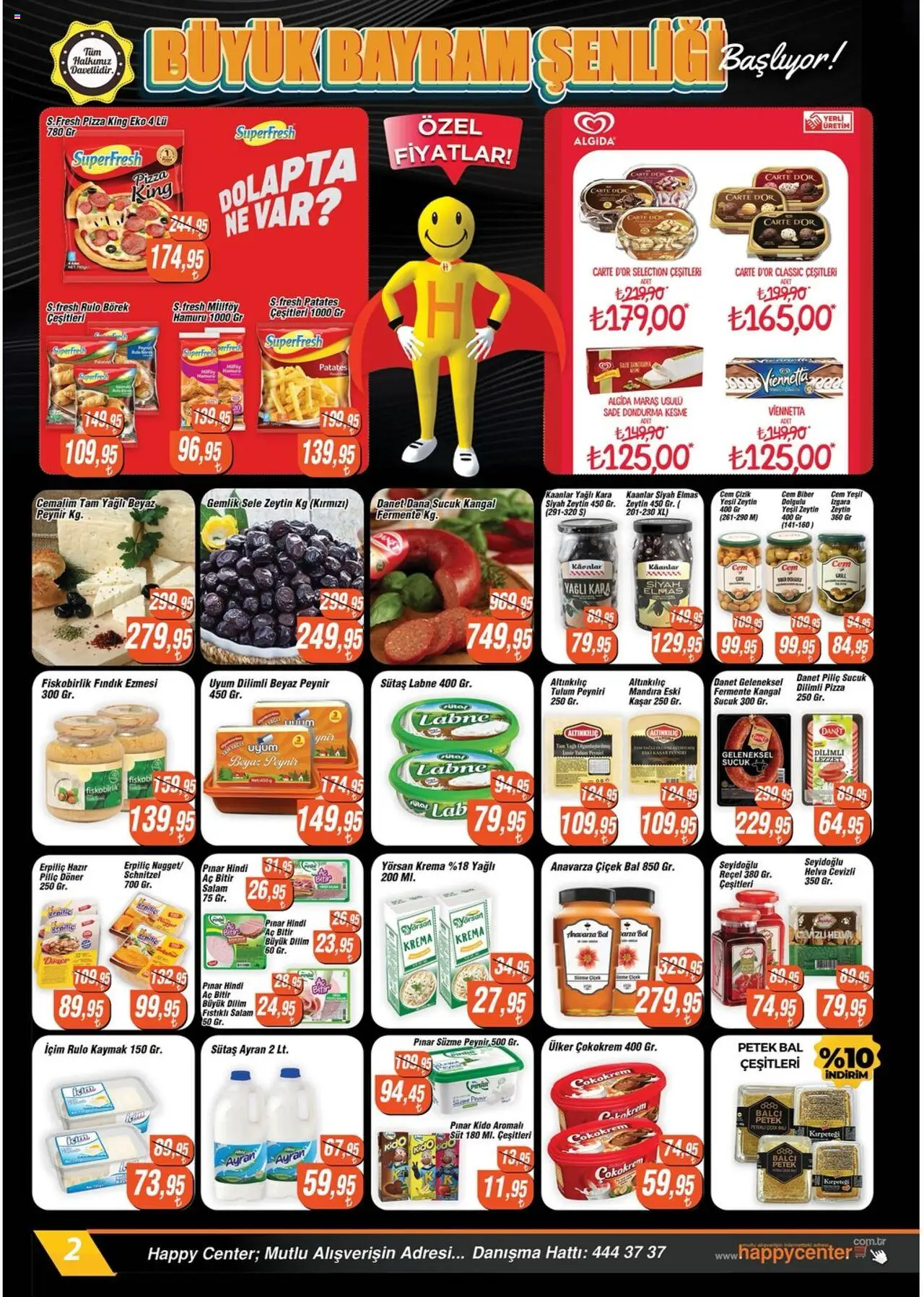 Happy Center Katalog - 03.06.2025 tarihinden itibaren geçerlidir | Sayfa: 3 | Ürünler: Döner, Fındık, Tulum, Krema
