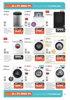 Pogląd oferty "Max elektro gazetka" - ważna od 26.03.2026 | Strona: 9 | Produkty: Pralka, Zmywarka, Kosz, Sztućce