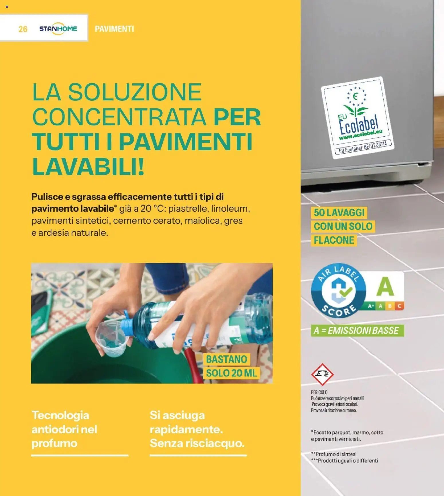Volantino Stanhome del 27.01.2026 | Pagina: 27 | Prodotti: Pavimento, Profumo
