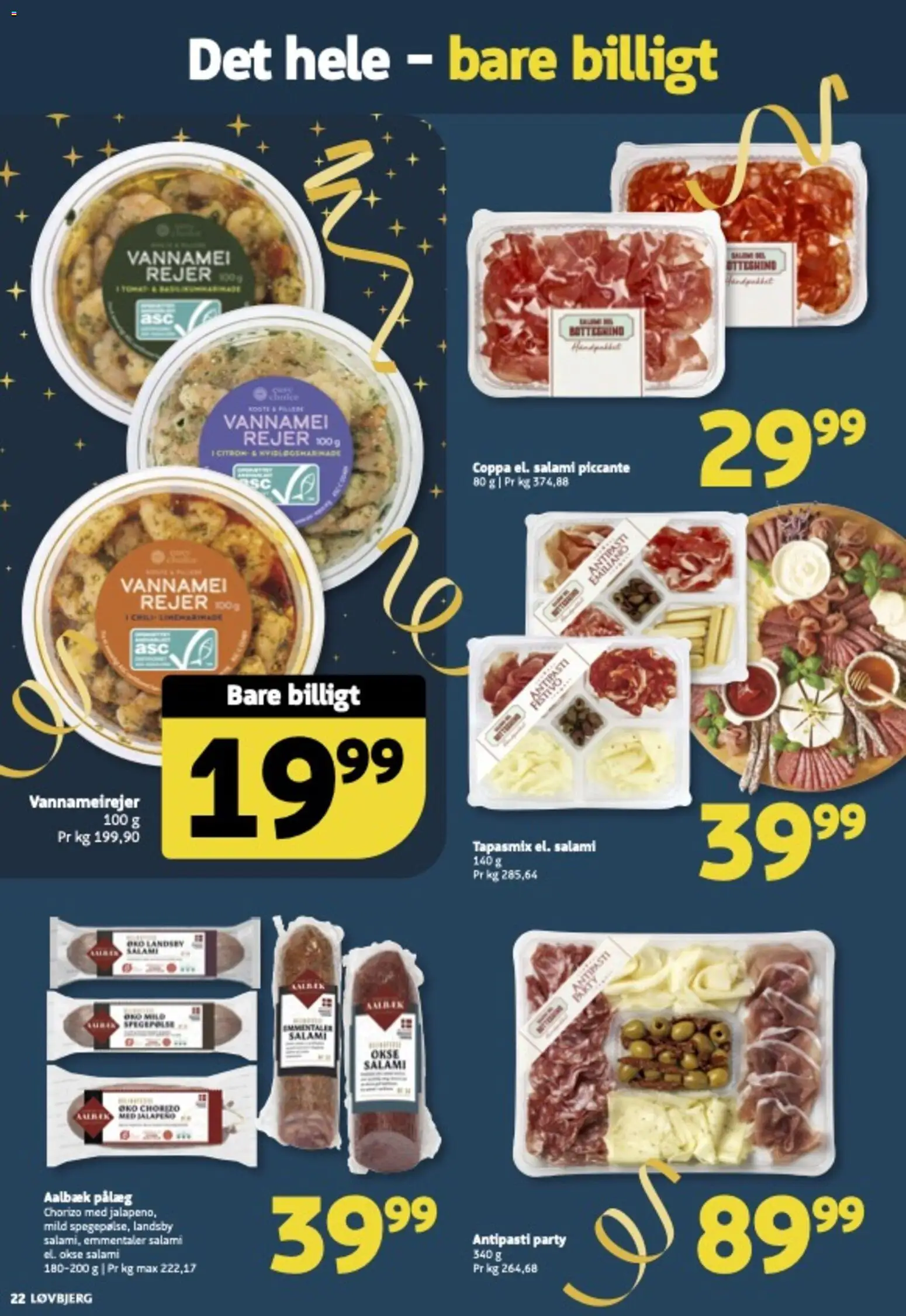 Løvbjerg tilbudsavis – gyldig fra 27.12.2025 | Side: 24 | Produkter: Salami, Pålæg, Rejer