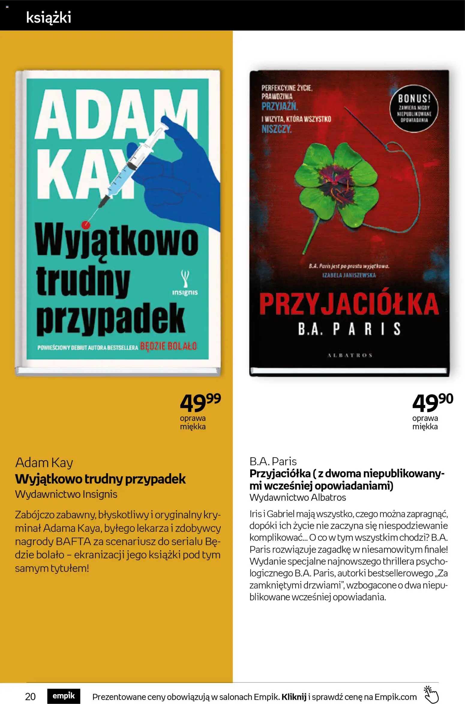 Empik Black Friday od 29.10.2025 | Strona: 20 | Produkty: Książki
