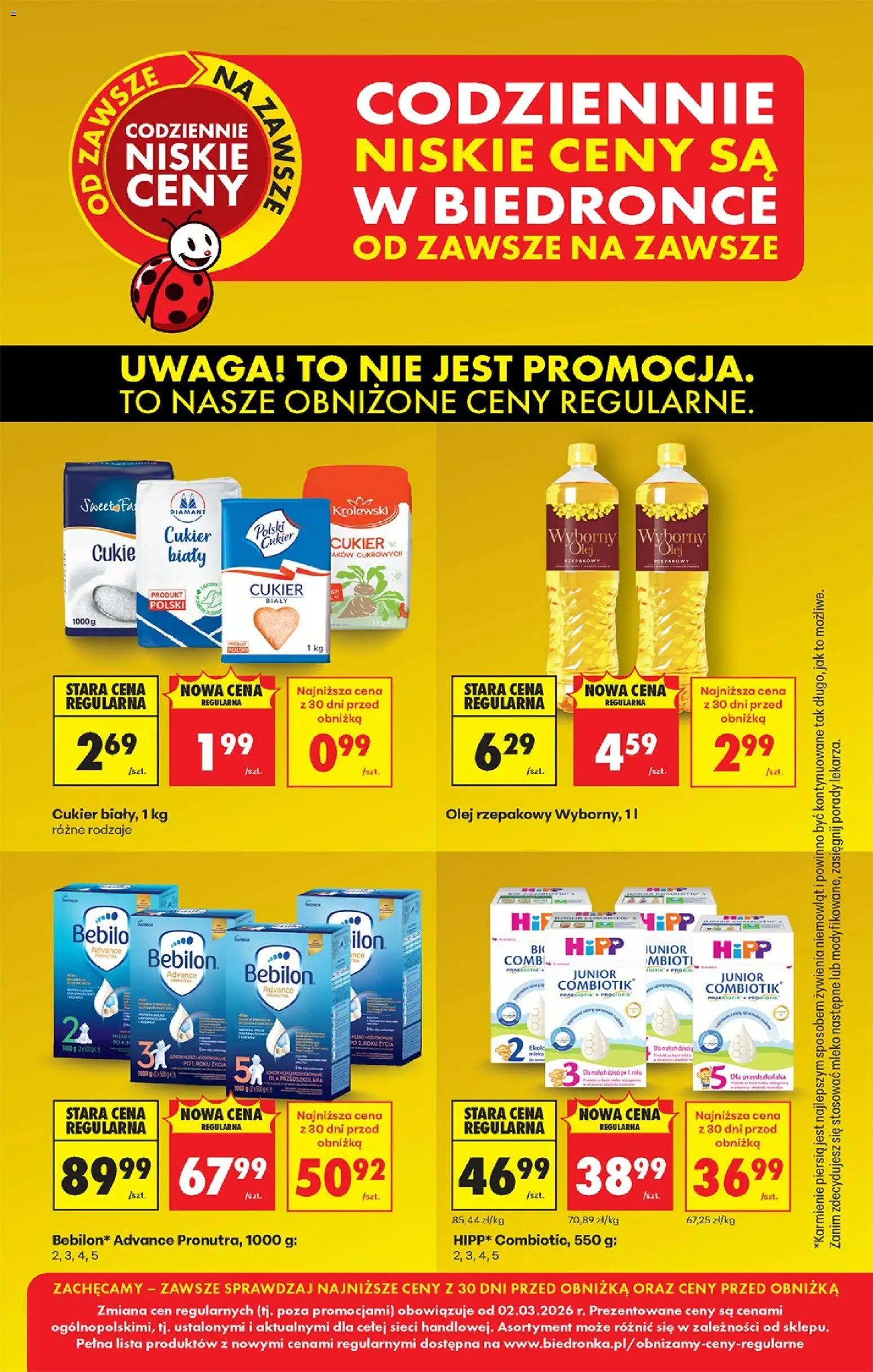 Biedronka Polsko leták - Codziennie niskie ceny od 12.03.2026 | Strana: 5 | Produkty: Pronto, Mléko, Olej, Hipp