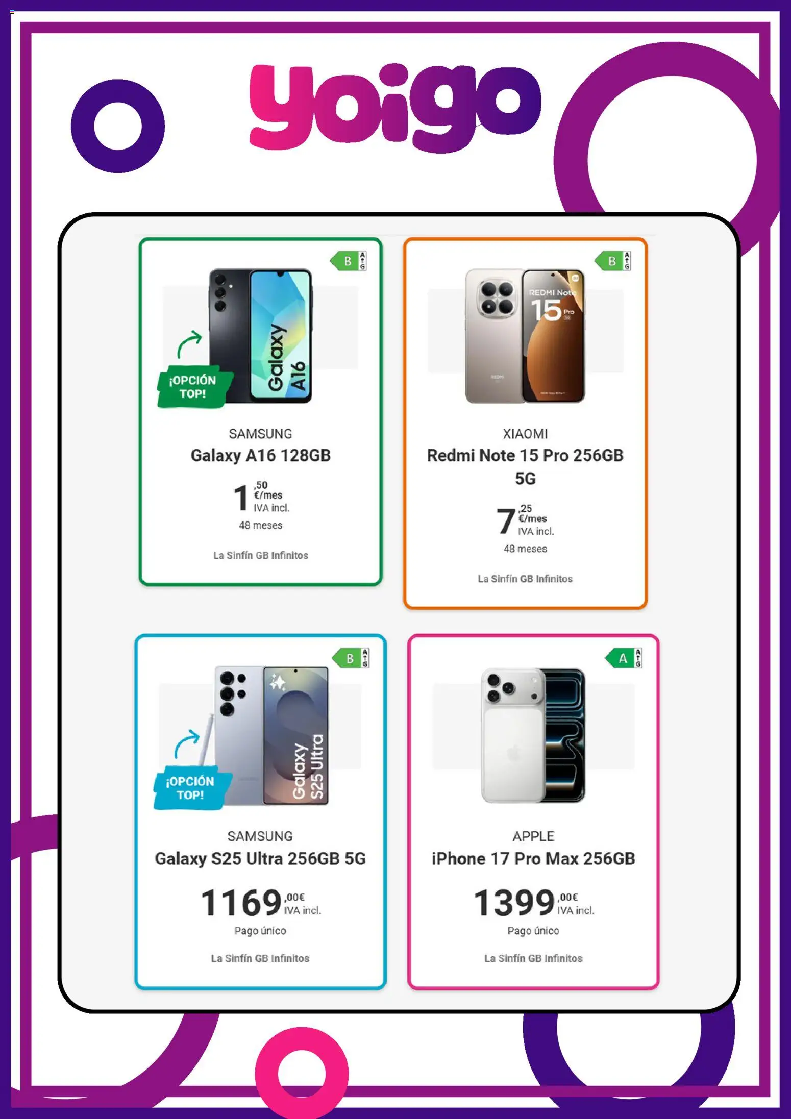 Yoigo ofertas │ válido desde el 15.01.2026 | Página: 5 | Productos: Apple, Iphone