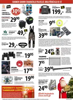 Tuuri-mainoslehti voimassa 10.12.2025 alkaen | Sivu: 10 | Tuotteet: Lumikengät, Moottoriöljy, Kamera, Kaapeli