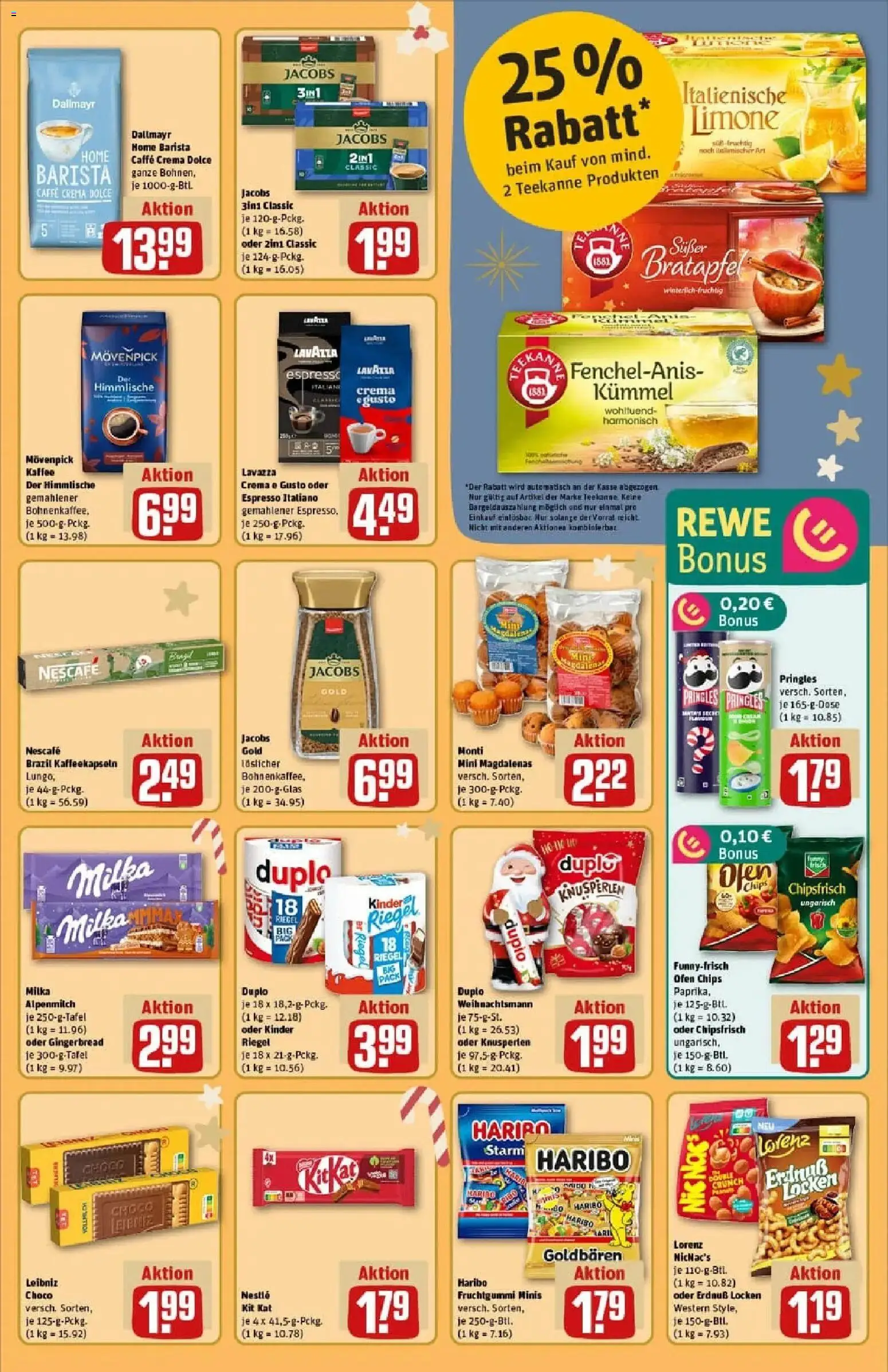 Rewe prospekt Kamp-Lintfort	 – gültig ab 23.11.2025 | Seite: 23 | Produkte: Ofen, Nescafe, Haribo, Kinder riegel