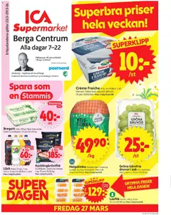 ICA Supermarket - Linköping - Förhandsvisning av reklamblad från butik ICA Supermarket aktuell från 23.03.2026