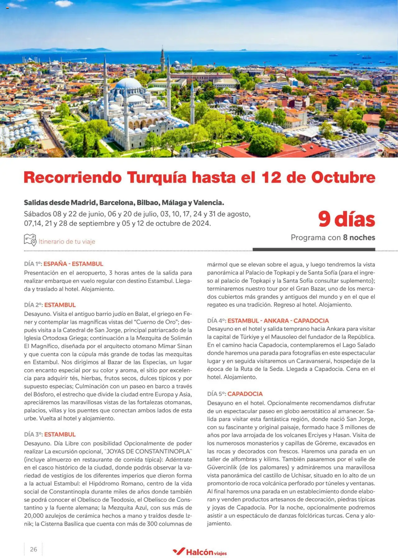 Halcón Viajes Turquía 2024 │ válido desde el 09.05.2024 | Página: 26