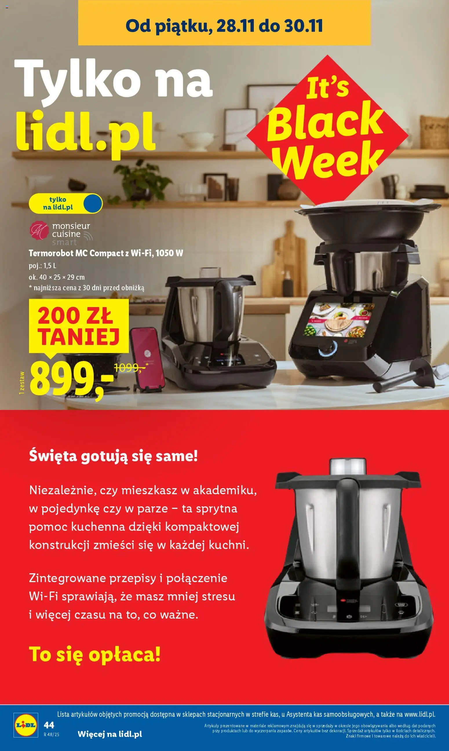 Lidl Black Friday od 24.11.2025 | Strona: 48 | Produkty: Robot