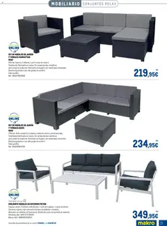 Vista previa Makro - Especial Terrazas válido desde el 09.03.2026 | Página: 21 | Productos: Muebles, Sofá, Mesa, Muebles de jardín