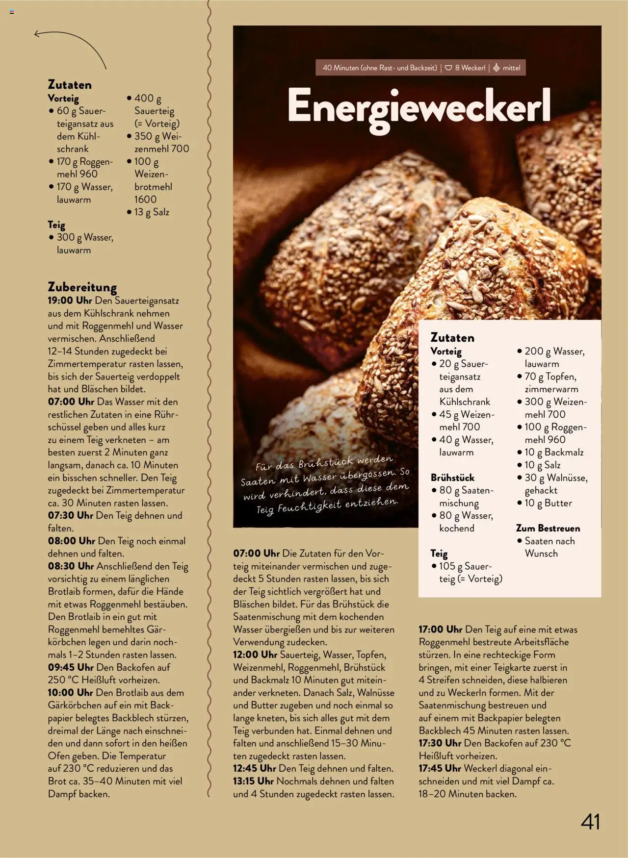 Spar Mahlzeit! Magazin gültig ab 01.09.2025 | Seite: 41 | Produkte: Salz, Uhr, Ofen, Brot