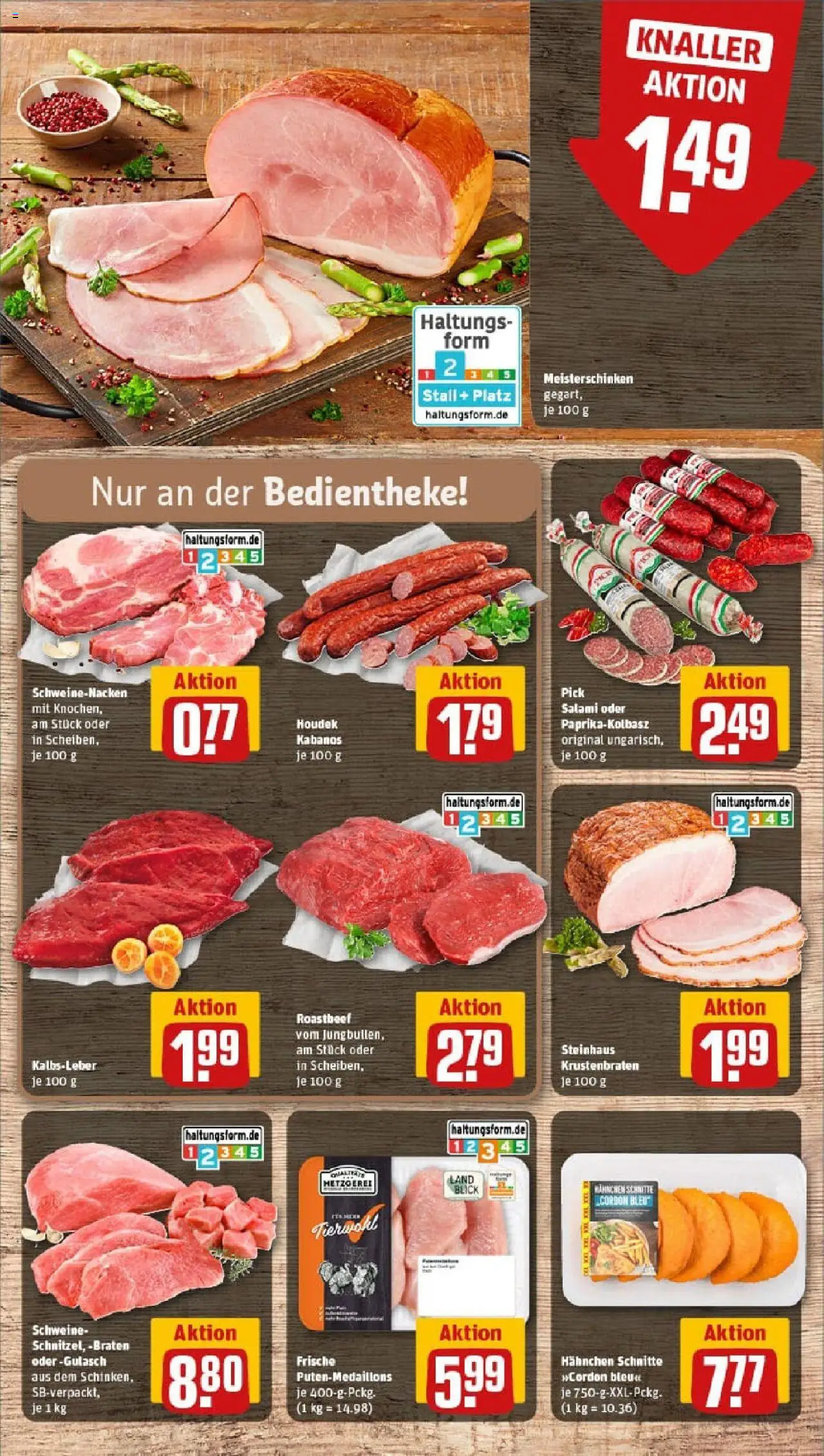 Rewe prospekt Frankfurt / Westend-Nord	 – gültig ab 21.09.2025 | Seite: 12 | Produkte: Hahnchen, Kaninchen, Gulasch, Salami
