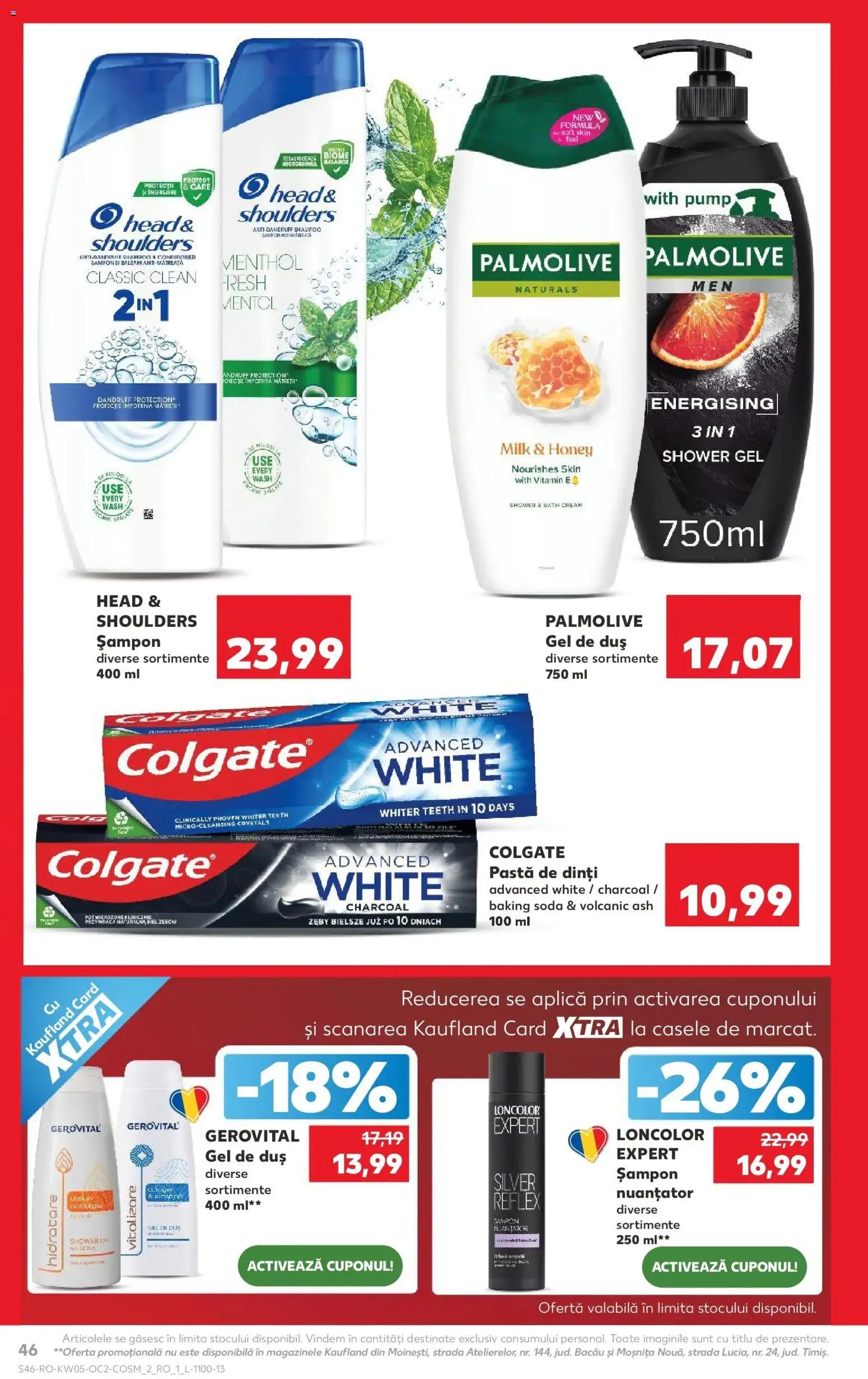 Noul catalog Kaufland – valabil de la 28.01.2026 | Pagină: 46 | Produse: Pomelo, Duș, Balsam, Gel de duș