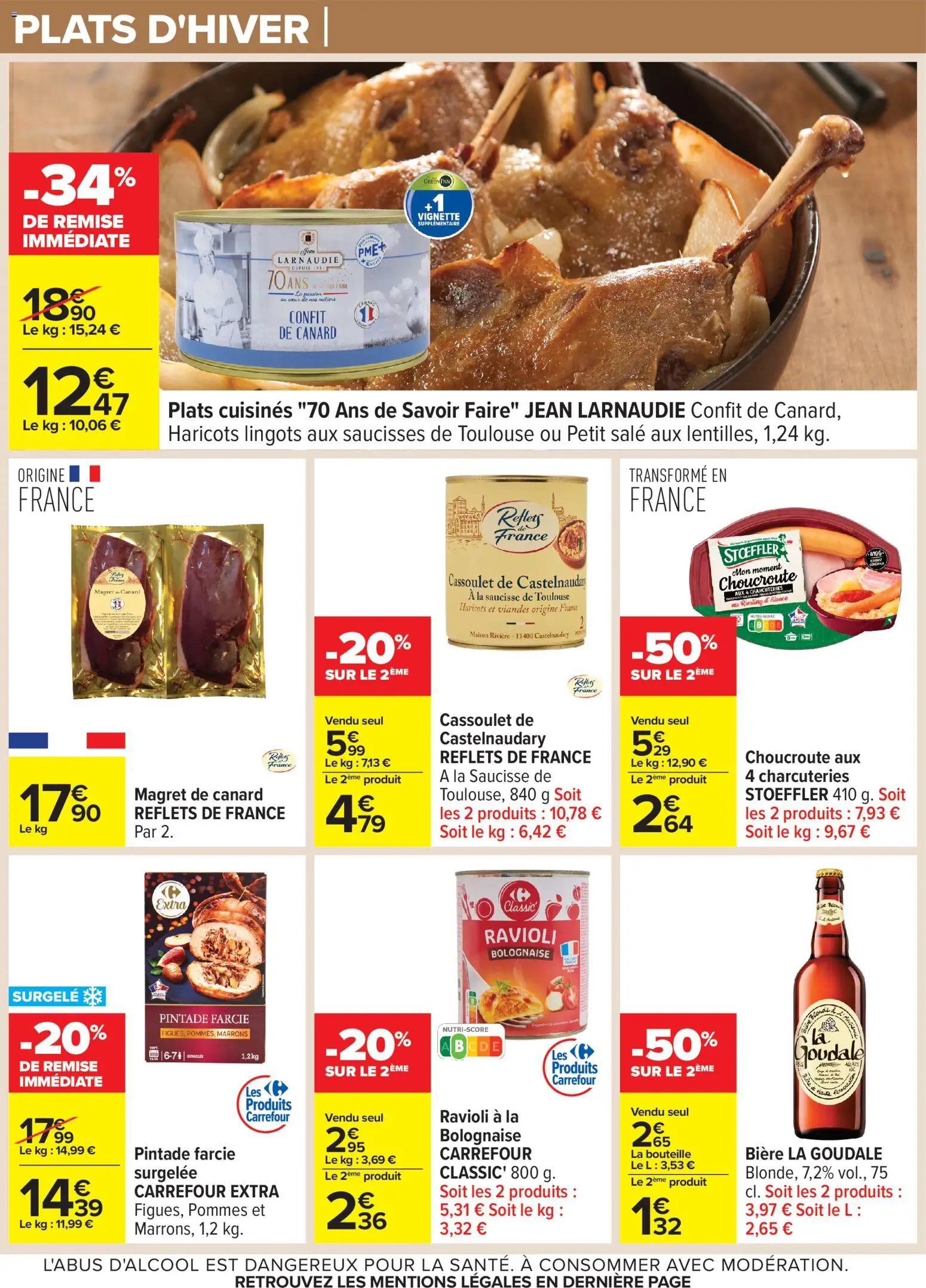 {H1} | Page: 11 | Produits: Magret de canard, Confit de canard, Pintade, Bière