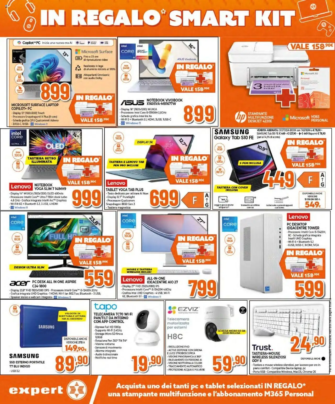 Volantino Expert del 06.09.2025 | Pagina: 13 | Prodotti: Acqua, Mouse, Tastiera, Alluminio