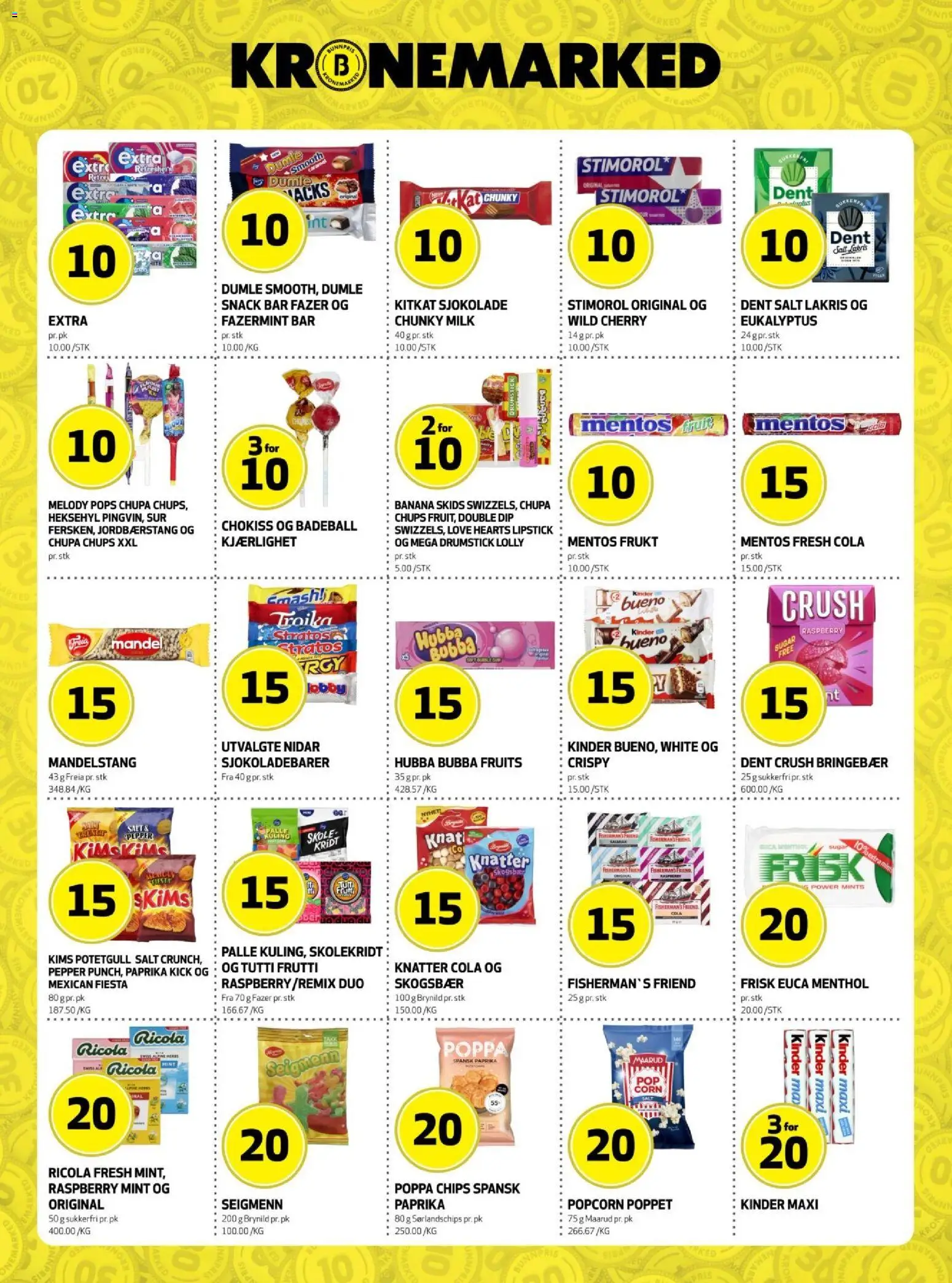 {H1} | Side: 20 | Produkter: Sjokolade, Bringebær, Paprika, Rödvinsvinäger