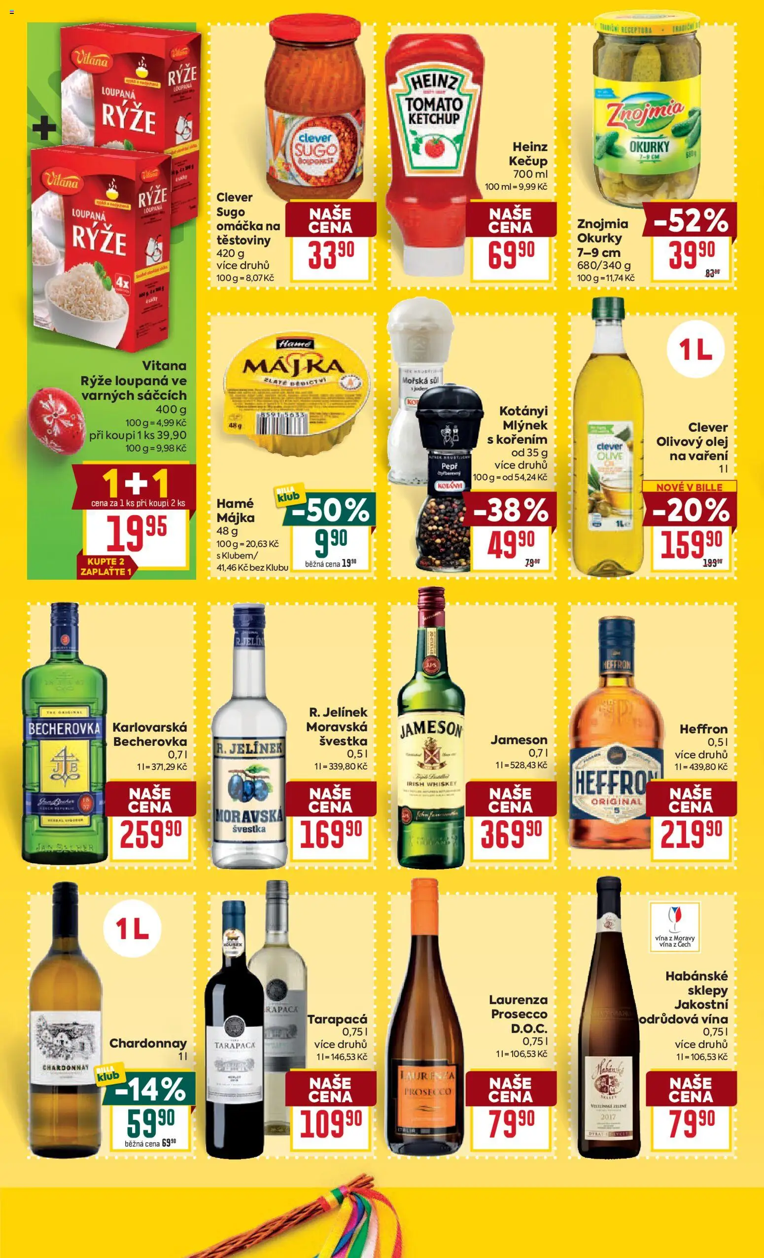 Billa Velký leták od 18.03.2026 | Strana: 28 | Produkty: Olivový olej, Rýže, Těstoviny, Kečup