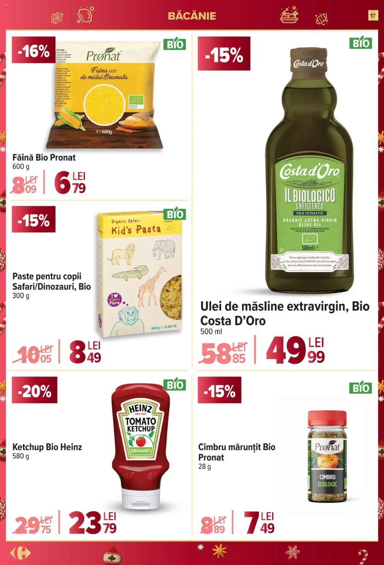 Noul catalog Carrefour – valabil de la 10.12.2025 | Pagină: 17 | Produse: Măsline, Ulei, Paste, Ketchup