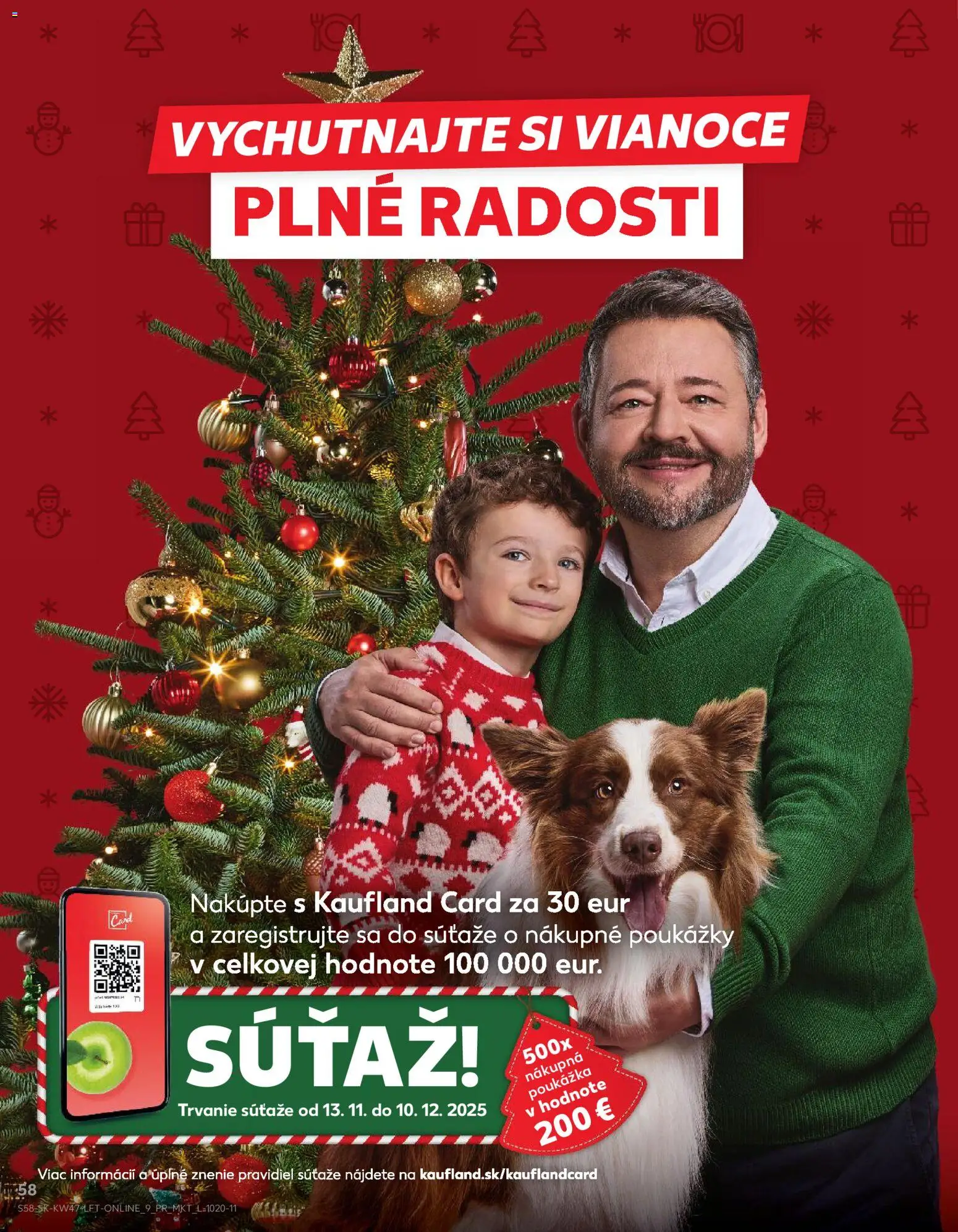 Kaufland SK akciós ujság - amely érvényes a következő dátumtól: 20.11.2025 | Oldal: 58