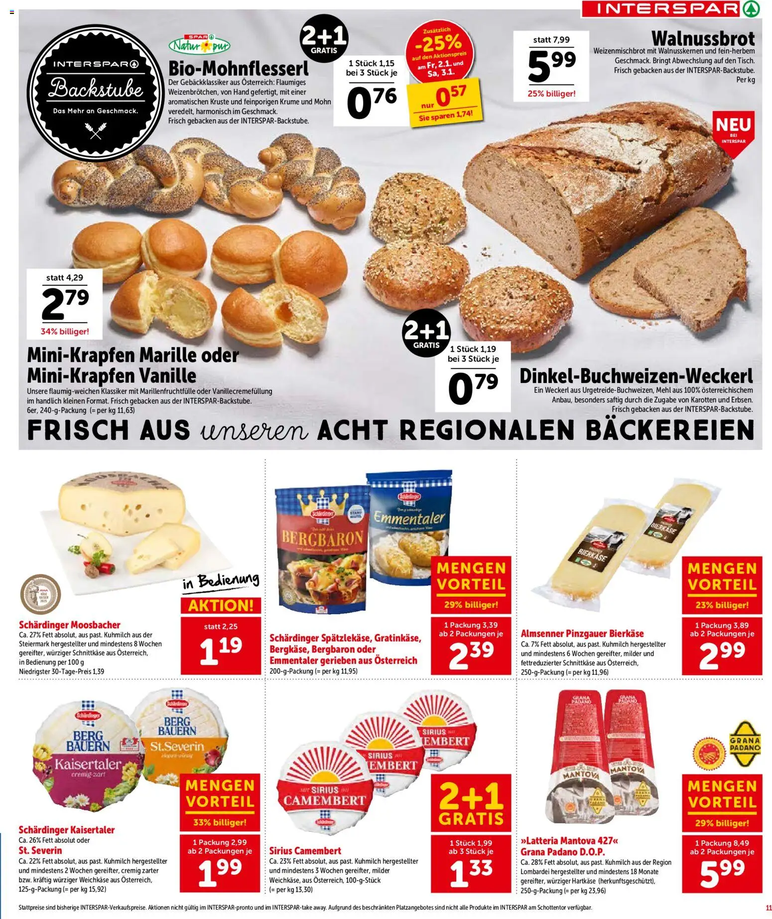 Interspar Flugblatt - Oberösterreich gültig ab 02.01.2026 | Seite: 11