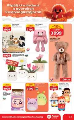 Auchan Akciós újság - amely érvényes a következő dátumtól: 04.12.2025 | Oldal: 63