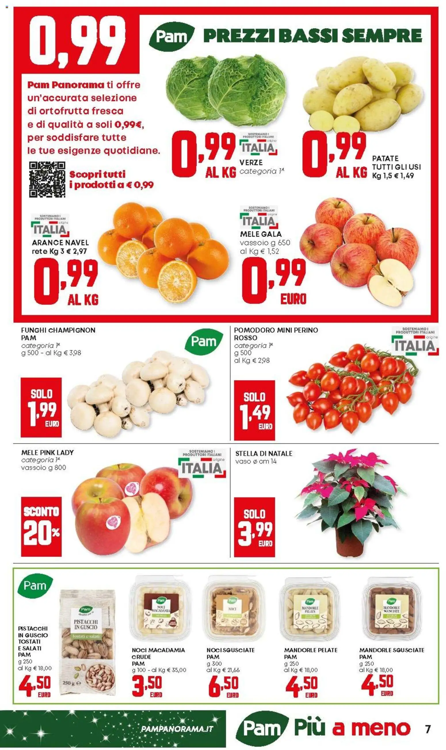 Volantino Panorama del 04.12.2025 | Pagina: 7 | Prodotti: Mele, Arance, Patate, Noci