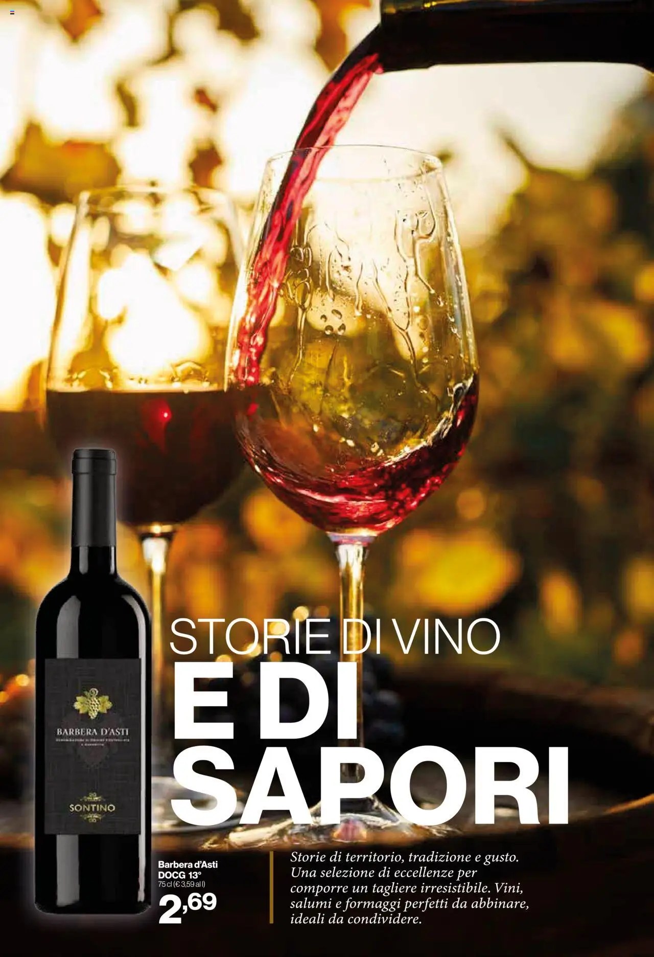 Volantino IN's del 24.09.2025 | Pagina: 2 | Prodotti: Vino, Tagliere