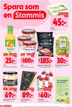 ICA Kvantum - Södra Sandby - Förhandsvisning av reklamblad från butik ICA Kvantum aktuell från 22.12.2025 | Sida: 6 | Produkter: Galler, Bregott, Glass, Vispgrädde