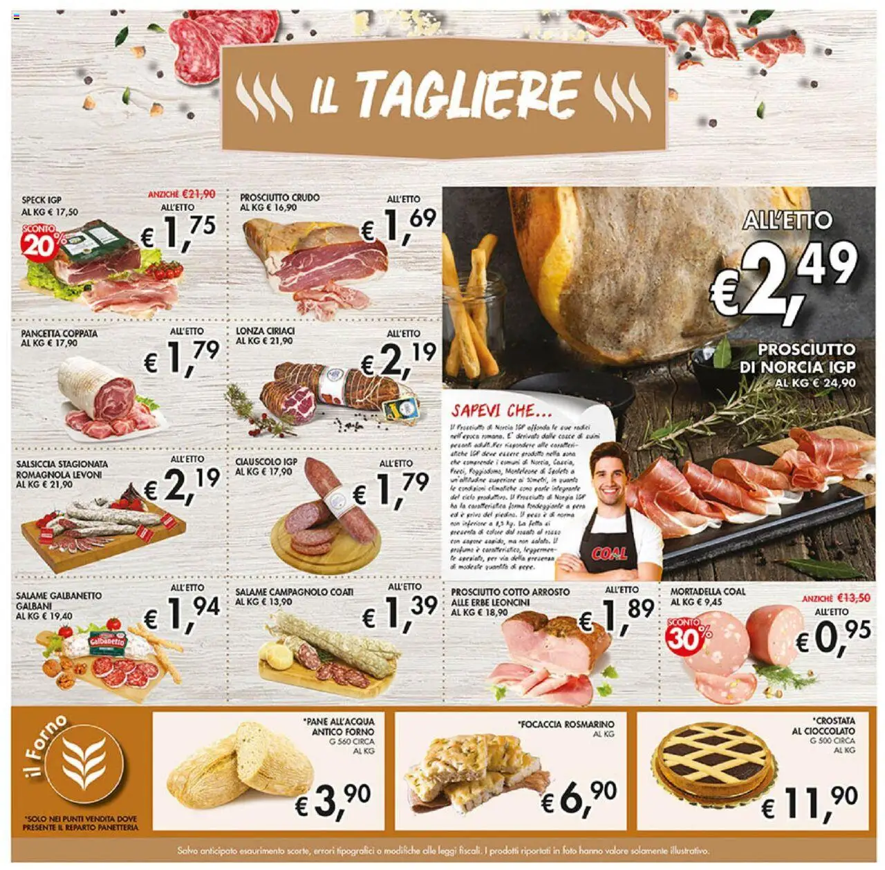 Volantino Coal del 09.10.2025 | Pagina: 7 | Prodotti: Rosmarino, Pane, Pancetta, Mortadella